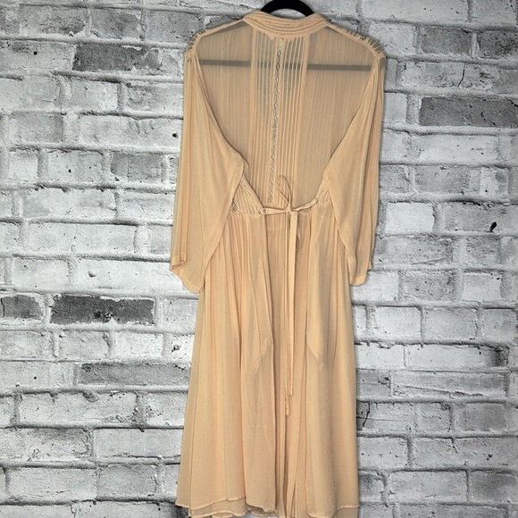 April Cornell Vintage Apricot Long Sleeve Dress - Picture 6 of 13